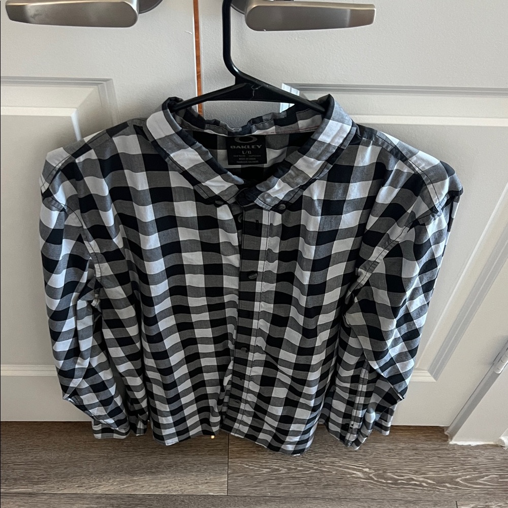 Oakley Monochrome Checkered Men's Shirt